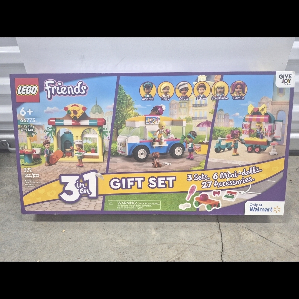 Lego Friends Gift Set — Purple, White, Yellow, Pink, Blue